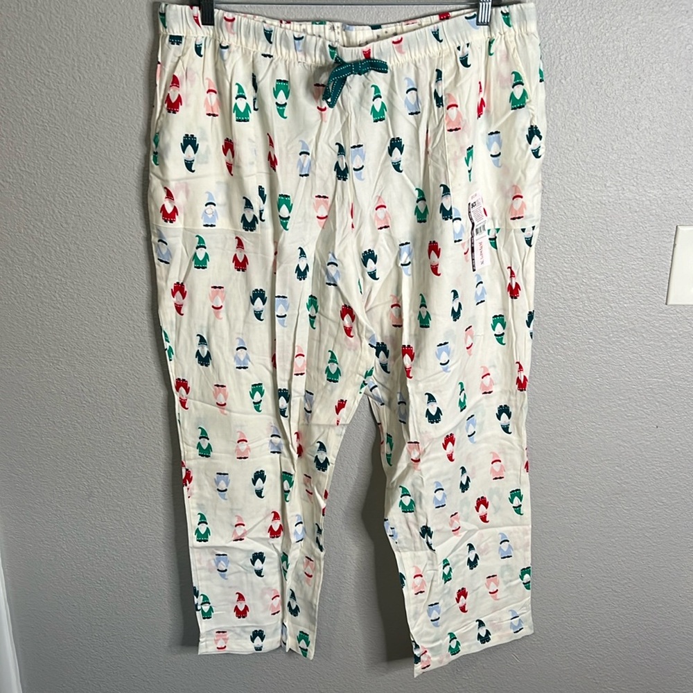 Gnome Pajama Pants w/pockets - NWT